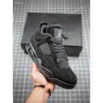 Premium Air Jordan Retro 4 Black Cat Shoes For Men (BME133) - 7a first copy shoes | Buy Online at Best Price
