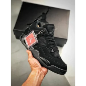 Premium Air Jordan Retro 4 Black Cat Shoes For Men (FST1172)