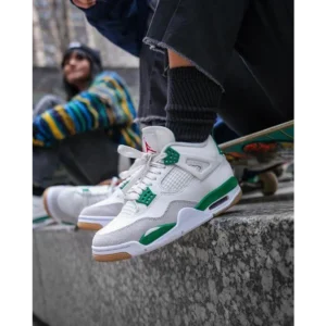 Premium Air Jordan Retro 4 Sb Pine Green Shoes For Men (FST1213)