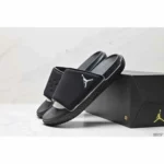 Premium Air Jordan Super Play Black Slide For Men (SP499) - 7a first copy shoes | Buy Online at Best Price