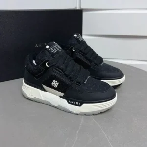Premium Amiri Ma 2 Low Top Black Shoes For Men (FST1130) - 7a first copy shoes | Buy Online at Best Price