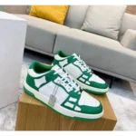 Premium Amiri Skel Low Top Green White Shoes For Men (FST1214) - 7a first copy shoes | Buy Online at Best Price