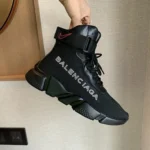 Premium Balenciaga High Top Full Black Shoes For Men (FST1200)