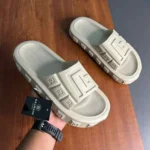 Premium Balmain Ari Beige Slide For Men (SP511) - 7a first copy shoes | Buy Online at Best Price