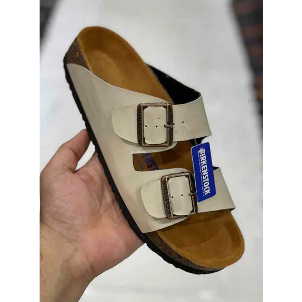 Premium Birkenstock Arizona Ivory Suede For Men (SNC548)