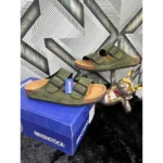 Premium Birkenstock Arizona Olive Suede For Men (SNC542) - 7a first copy shoes | Buy Online at Best Price