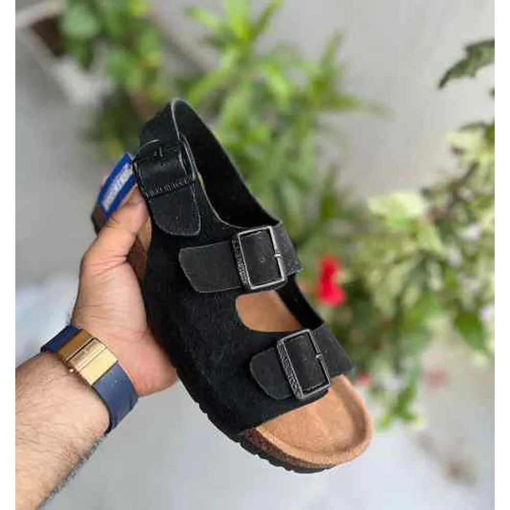 Premium Birkenstock Black Suede For Men (SNC545)