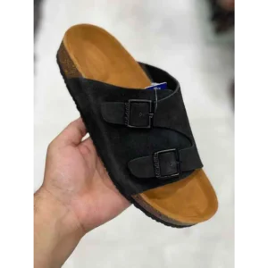 Premium Birkenstock Zurich Black Suede For Men (SNC543)