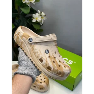 Premium Crocs Classic Clogs Marbled Beige For Men (FST1126)