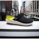 Premium Crocs Lite Ride Black Neon For Men (BME144) - 7a first copy shoes | Buy Online at Best Price