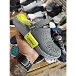 Premium Crocs Lite Ride Grey Green Clogs For Men (FST1118) - 7a first copy shoes | Buy Online at Best Price