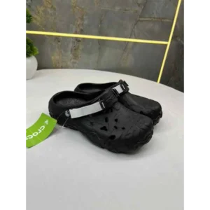 Premium Crocs Terrain Full Black Clogs For Men (BME105)
