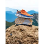 Premium Hoka One Clifton 9 Navy Red Shoes For Men (SW5843) - 7a first copy shoes | Buy Online at Best Price