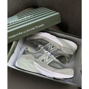 Premium New Balance 990 V6 Classic Grey Reflective Shoes For Men (FST1147)