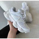 Premium New Balance Unisex 9060 Abzorb White Sneakers For Men (BME41)