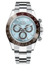 ROLEX Chronograph Daytona Silver Blue Metal Men’s Watch for Man RLX-BLUE-DIAL-QTZ - Accessories | Buy Online at Best Price