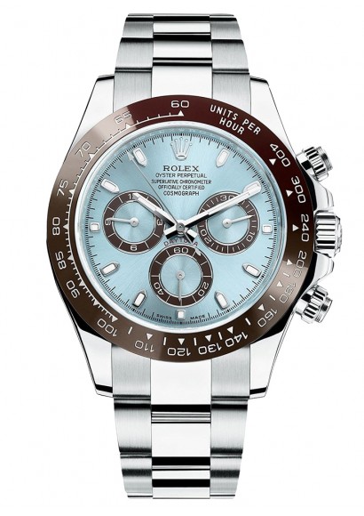 ROLEX Chronograph Daytona Silver Blue Metal Men’s Watch for Man RLX-BLUE-DIAL-QTZ