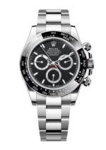 Rolex Cosmograph Daytona Black Dial Silver Strap PVD Watch For Men RLX-126611-LN - Accessories | Buy Online at Best Price