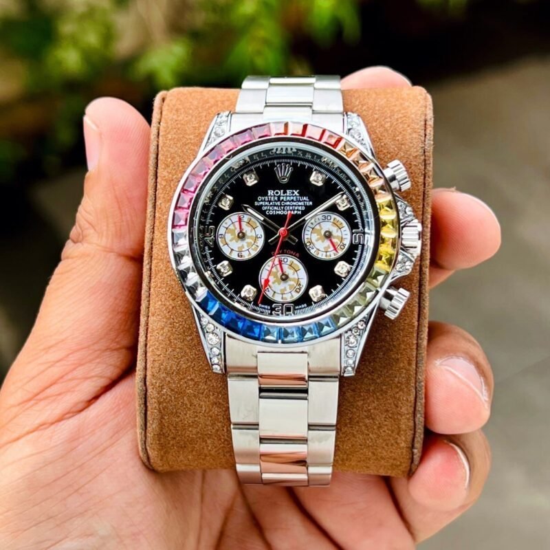 Rolex Rainbow Silver