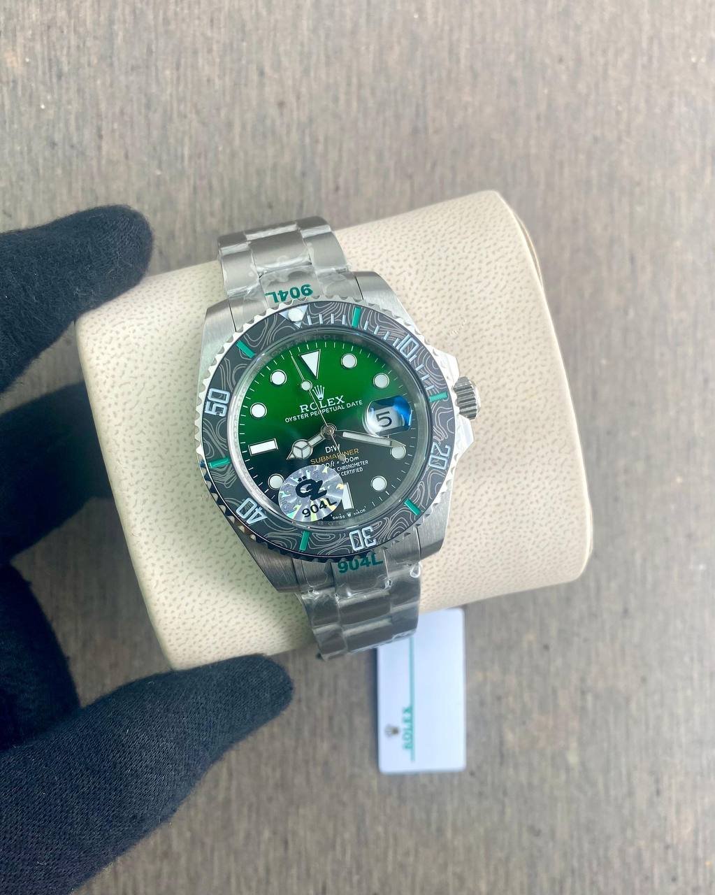 ROLEX Submarine Silver Green DIW