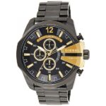 Stylish Diesel Mega Chief Chronograph Black Dial Men’s Watch for man DZ4338 Gift - Accessories | Buy Online at Best Price
