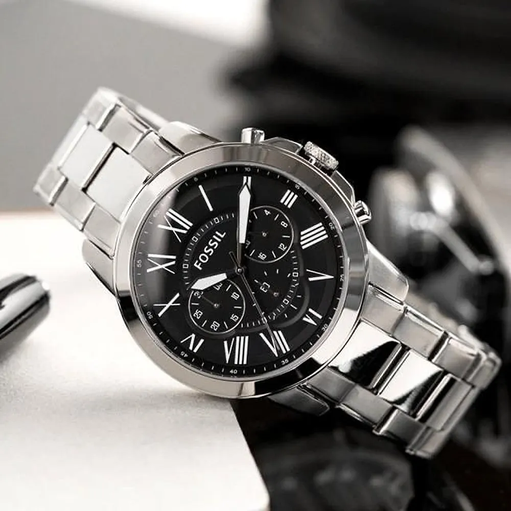 Stylish Fossil Grant Watch Fs4736 For Men (LAB1742)