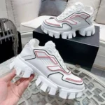 Stylish Prada Cloudbust Thunder White Red Shoes For Men (LL636) - 7a first copy shoes | Buy Online at Best Price