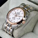 Stylish Tissot Chronograph Dual Tone Men’s Watch for Man Silver Rose Gold – Gift TS-860SG - Buy Online | Brandfasion