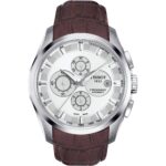 Stylish Tissot TS-3823 Chronograph Brown Leather Men’s Watch for Man White Date Display Best Gift for Man - Buy Online | Brandfasion