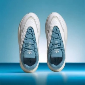 Trendy Adidas Ozelia White Alumina Hazy Blue Shoes For Men (SW6224)