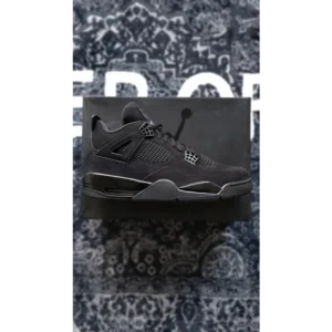 Trendy Nike Air Jordan 4 Black Cat Shoes For Men (SW6226) - 7a first copy shoes | Buy Online at Best Price