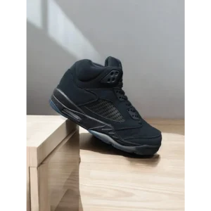 Trendy Nike Air Jordan Retro 5 Black Cat Shoes For Men (SW5638)