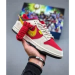 Trendy Nike Sb Dunk Low X Saint Seiya Red Gold Shoes For Men (SW6225) - 7a first copy shoes | Buy Online at Best Price