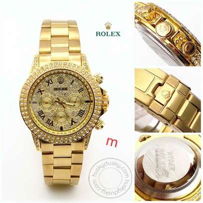 Trendy Rolex Diamond Luxury Men’s Watch for Man RLX-ZOOM Quartz Gold Watch