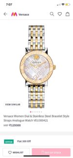 VERSACE GRECA GLASS BRACELET - Accessories | Buy Online at Best Price