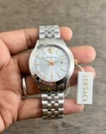 versace silver greca