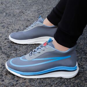 W18 Men Grey Casual Laceup Comfortable Sports Shoes