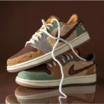 Zion Williomson x Air Jordan 1 Low Voodoo Shoes For Men (BOT60) - 7a first copy shoes | Buy Online at Best Price